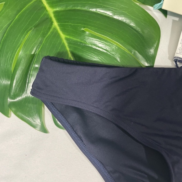 NWT Sea Level [ 4 US ] Essential Regular‎ Bikini Bottoms in Night Blue - Picture 3 of 12